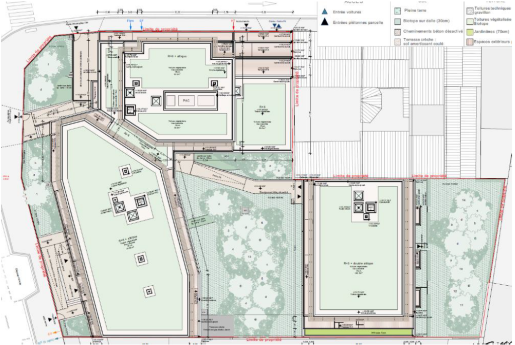 Bagnolet richardson plan de masse