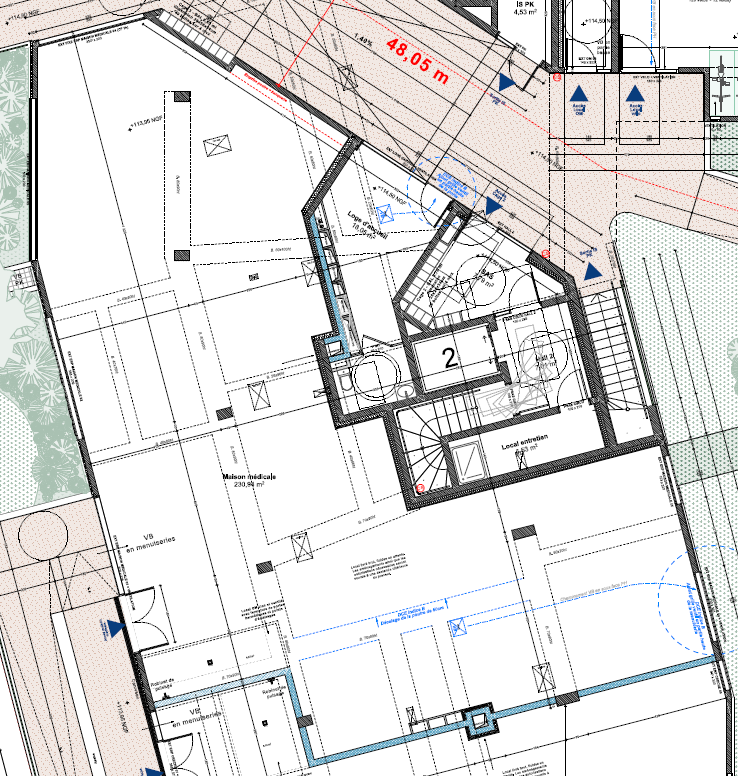 Bagnolet richardson plan maison medicale